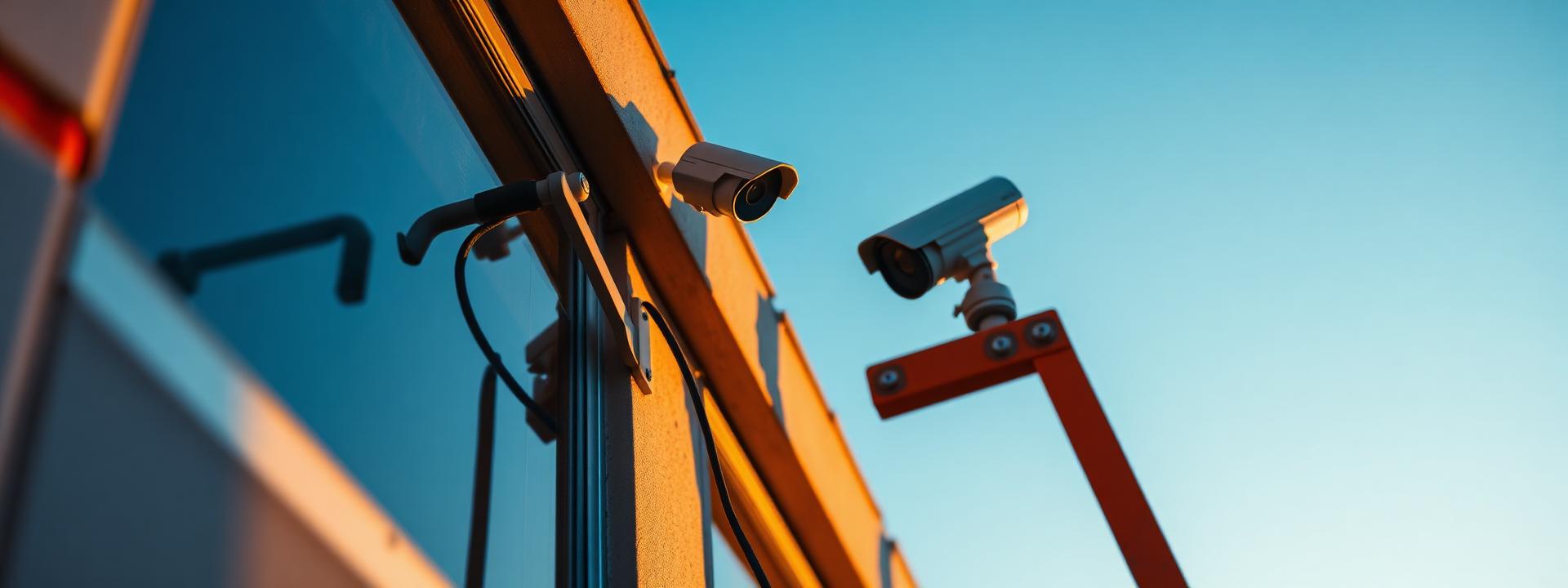 Профессиональный монтаж IP-камеры на фасаде здания